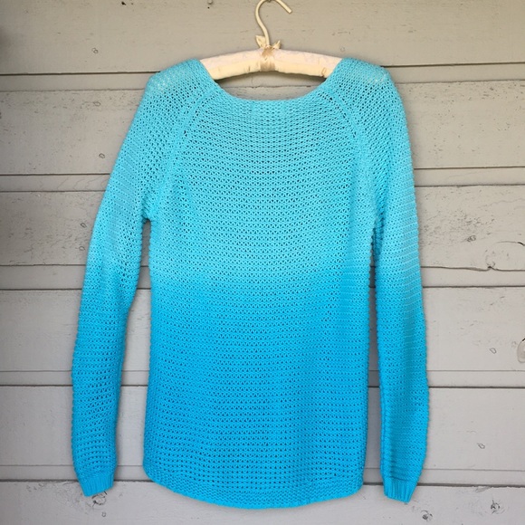 HOLLISTER OMBRÉ 100% COTTON CROCHET TOP - Picture 3 of 3